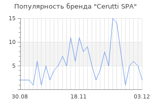 Популярность бренда cerutti spa