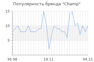 Популярность бренда champ
