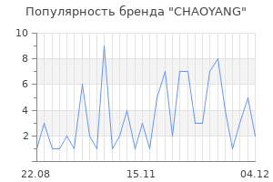 Популярность бренда chaoyang