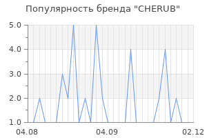 Популярность бренда cherub