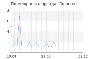 Популярность бренда colorker