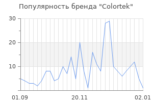 Популярность бренда colortek