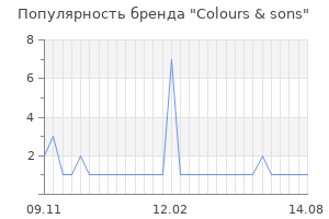 Популярность бренда colours sons