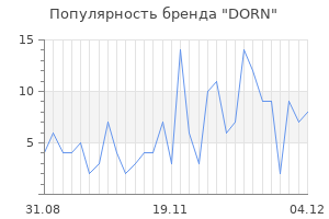 Популярность бренда dorn