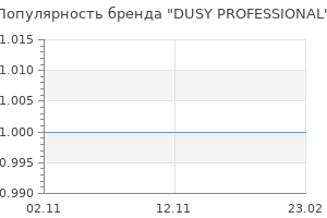Популярность бренда DUSY PROFESSIONAL
