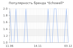 Популярность бренда echowell