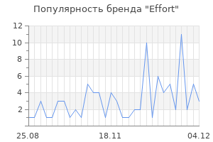 Популярность бренда effort