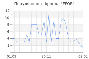 Популярность бренда efor