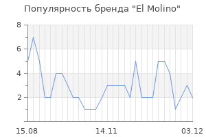 Популярность бренда el molino