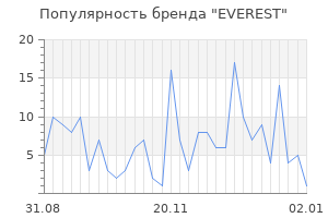 Популярность бренда everest