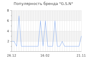 Популярность бренда G.S.N