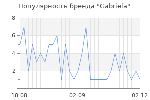 Популярность бренда gabriela