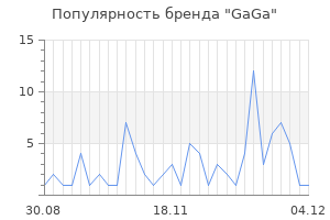 Популярность бренда gaga
