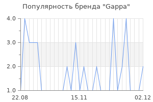 Популярность бренда gappa