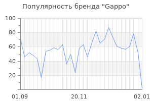 Популярность бренда gappo