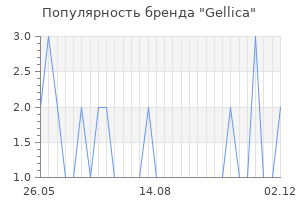 Популярность бренда gellica