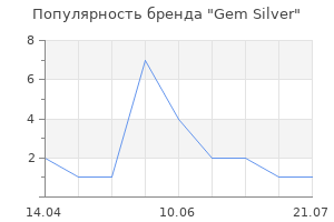 Популярность бренда Gem Silver