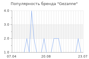 Популярность бренда gezanne