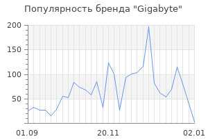 Популярность бренда gigabyte