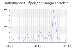 Популярность бренда giorgio ferretti