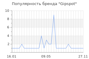 Популярность бренда Gipspot