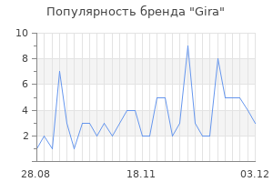 Популярность бренда gira