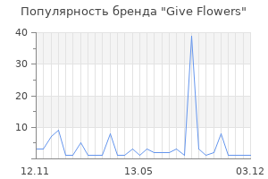 Популярность бренда Give Flowers