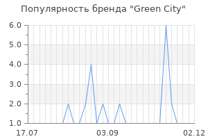 Популярность бренда green city