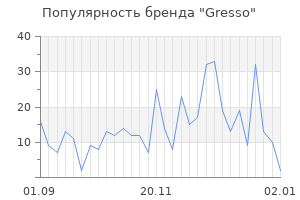 Популярность бренда gresso