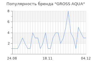 Популярность бренда gross aqua
