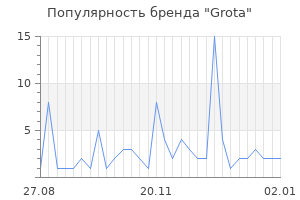 Популярность бренда grota