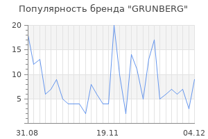 Популярность бренда grunberg