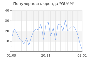 Популярность бренда guam
