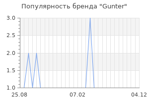 Популярность бренда gunter