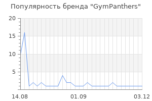 Популярность бренда GymPanthers