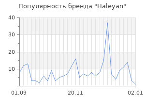 Популярность бренда haleyan