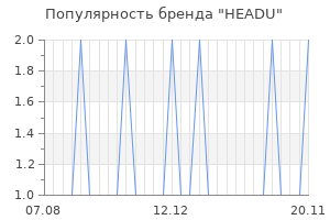 Популярность бренда HEADU