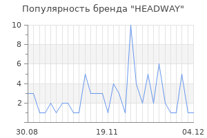 Популярность бренда headway