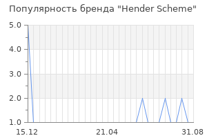 Популярность бренда hender scheme