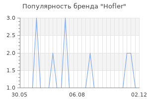 Популярность бренда hofler
