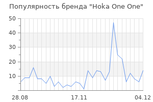 Популярность бренда hoka one one