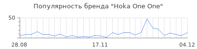 Популярность hoka one one