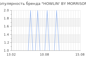 Популярность бренда howlin by morrison