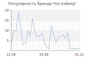 Популярность бренда ice iceberg