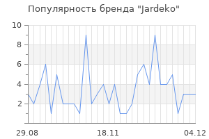 Популярность бренда jardeko