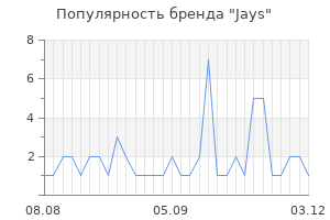 Популярность бренда jays