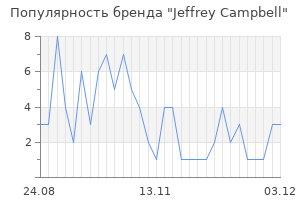 Популярность бренда jeffrey campbell