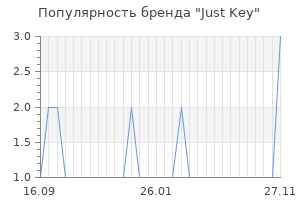 Популярность бренда just key