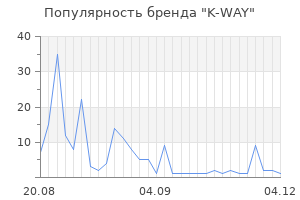 Популярность бренда k way