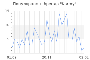 Популярность бренда karmy